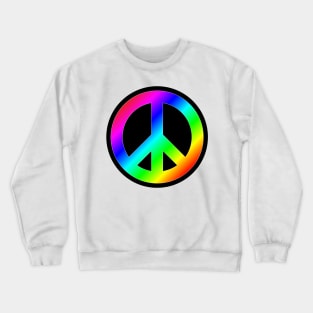 Love and Peace RAINBOW Crewneck Sweatshirt